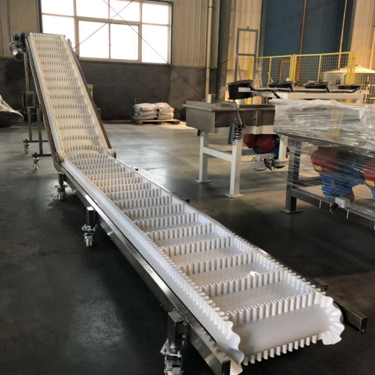 濟寧Z型裙邊皮帶上料機